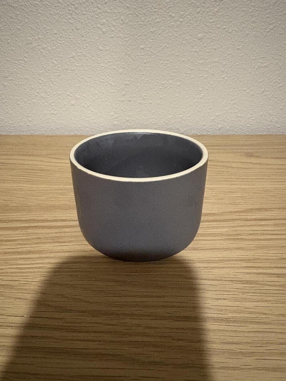 Full Circle “Bubble Up” Ceramic Soap Dispenser Base Gray Replacement Dish